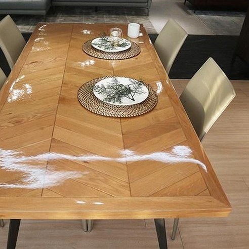 블루몬스터 투명 식탁매트 유리대용 pvc 식탁 테이블 책상 선반 2mm, 사각 2mm 80cm x 140cm