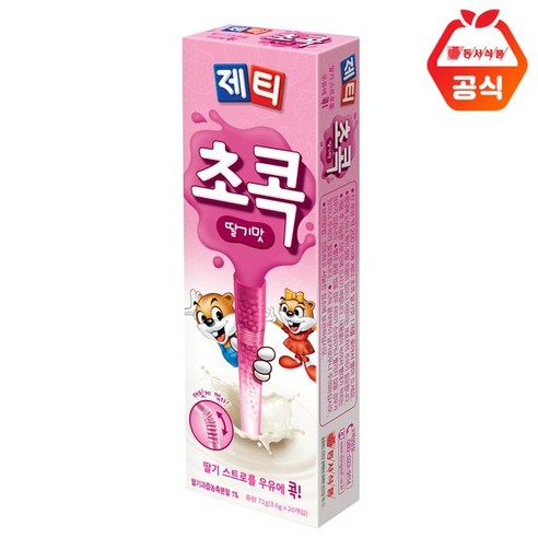 마트인코리아_MIK 동서 제티 초콕 딸기맛 20T, 3.6g, 20개입, 1개