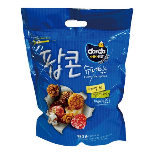 다양한맛을 대용량 커널스 슈퍼믹스팝콘 350g X3개, 3개