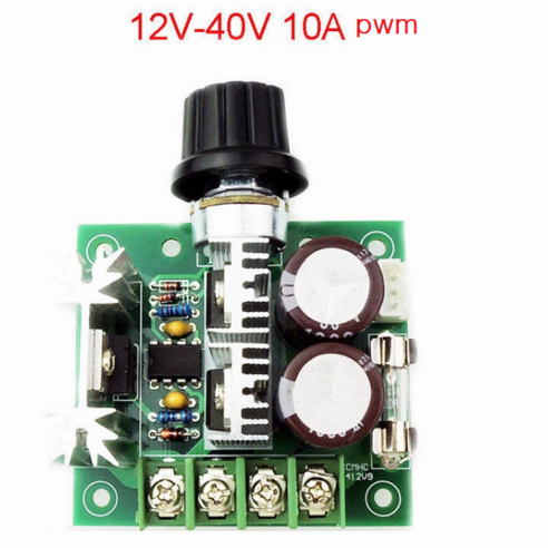 PWM 12V-40VDC 10A PWM DC 모터 속도 제어 컨트롤러, 1개