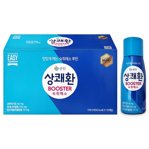 큐원 상쾌환 부스터 100ml 효과빠른 숙취해소, 30개 Best Top5