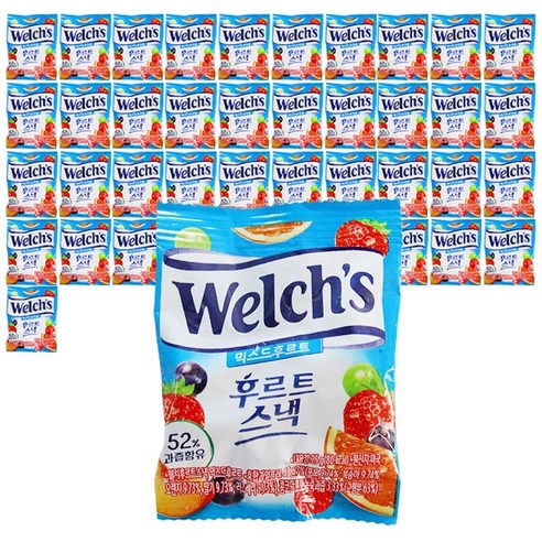 [행적공간] 웰치스 젤리 믹스후르츠 25g x 38개입, 1세트
