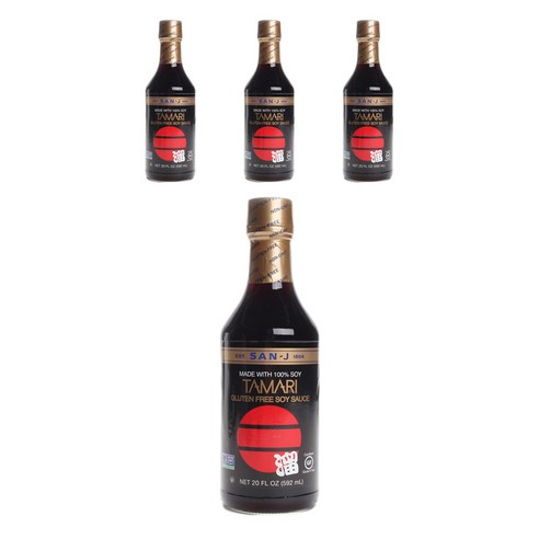 산제이 타마리 글루텐 프리 비건, 592ml, 4개
