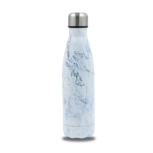 ZZJJC 아이디어 보온병 아이디어 텀블러 아웃도어 보온병, 백정석, 500ml