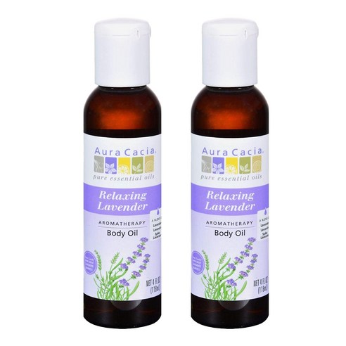 아우라카시아 아로마테라피 바디 오일, 118ml, 2개, Relaxing Lavender