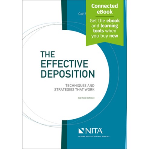 (영문도서) The Effective Deposition: Techniques and Strategies That Work [Connected Ebook] Paperback, Aspen Publishing, English, 9781601569745