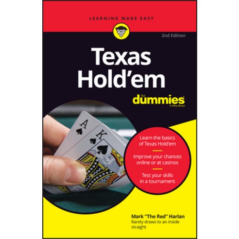 (영문도서) Texas Hold''em for Dummies Paperback