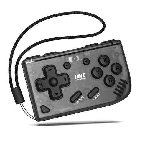 이이네 빈티지 컨트롤러 휴대용 GB디자인 조이스틱 PC/Switch/Android/IOS플랫폼 지원, 1개, 블랙, L1042