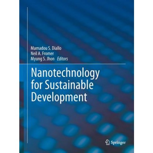 (영문도서) Nanotechnology for Sustainable Development Paperback, Springer, English, 9783319381190