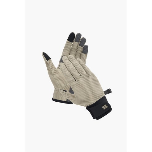 [백화점 출고] 코오롱 스포츠 메쉬 등산 장갑 트레킹 아웃도어 런닝, M