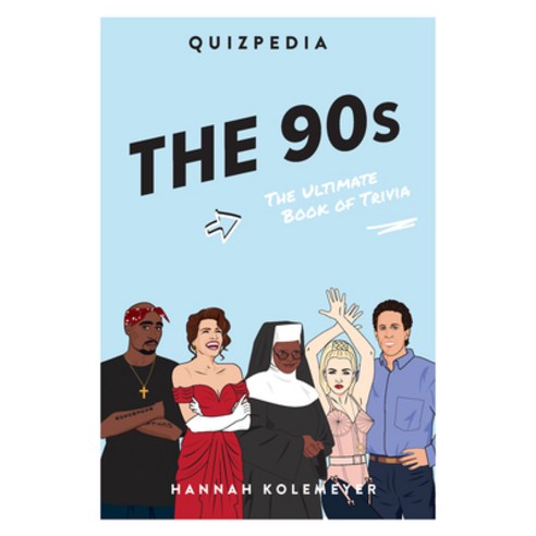 The 90s Quizpedia: The Ultimate Book of Trivia Paperback, Smith Street Books, English, 9781922417350