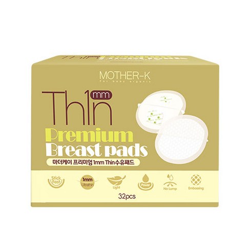 마더케이 프리미엄 1mm Thin 수유패드, 32매, 6개