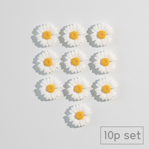 84x84 인테리어 냉장고 자석 마그네틱, 피마데이지10p