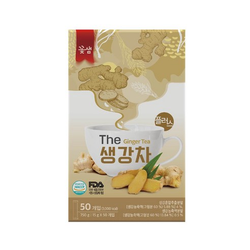 꽃샘 더 생강차 플러스, 15g, 50개입, 2개
