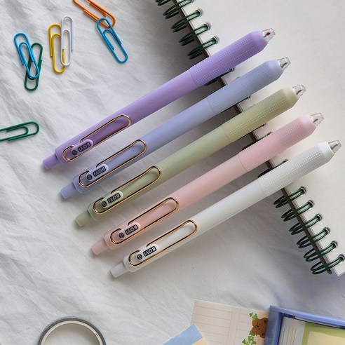 고급스럽고 다목적인 볼펜 파스텔 클립 젤펜 잉크펜