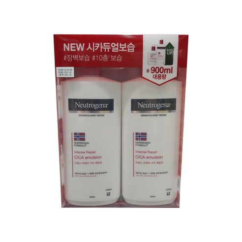 뉴트로지나 인텐스 리페어 시카 에멀젼 바디로션, 450ml, 2개