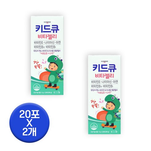 일동제약 키드큐 비타젤리, 300g, 2개