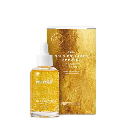 프리티스킨 24k 골드 콜라겐 앰플, 1개, 50ml