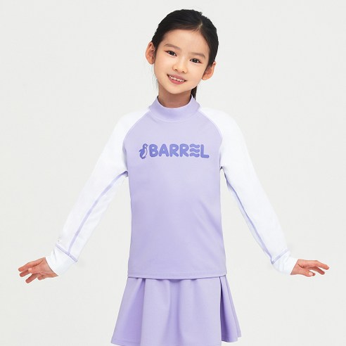 BARREL 키즈 에센셜 래쉬가드 라벤더 (B4SKWRG301LAV) 301696