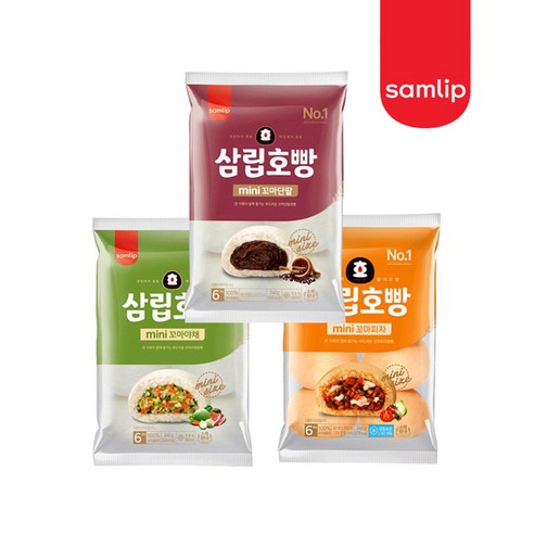 삼립호빵 3봉 단팥야채피자혼합 미니찐빵 저녁메뉴 또와몰53