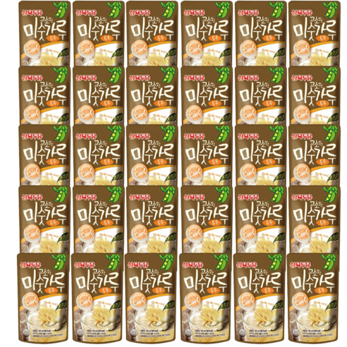 고소한 미숫가루 두유 파우치 190ml 15개, 60개