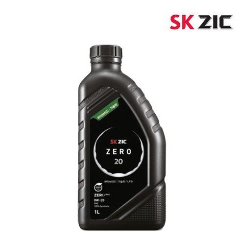 지크제로 ZIC ZERO 0W20 가솔린 합성 엔진오일 PAO API SP -1L, ZIC ZERO ow20-가솔린