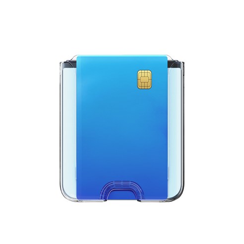 디자인스킨의 클래스적 우아함과 실용성을 겸비한 갤럭시 Z플립5 클리어 카드 슬롯 케이스