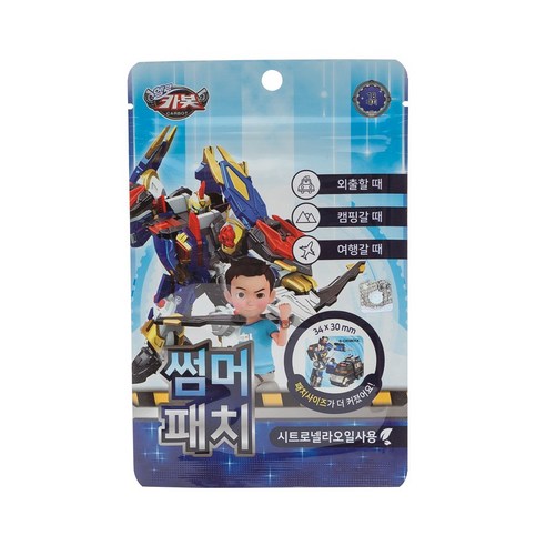 아텍스 헬로카봇 썸머패치 18P 1개, 12개