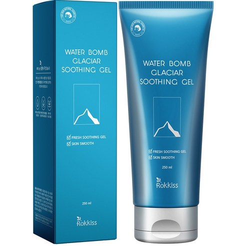 록키스 워터밤 빙하수 수딩젤, 1개, 250ml