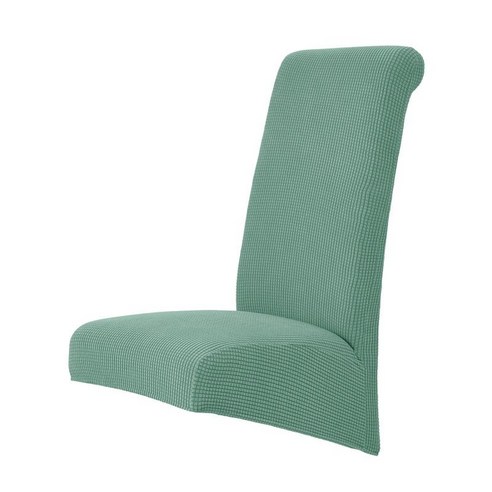 가동 가능한 연약한 높은 뒤 의자 덮개 옥수수 양털 Slipcover 보호자 장식, 초록, {"수건소재":"폴리에스터"}