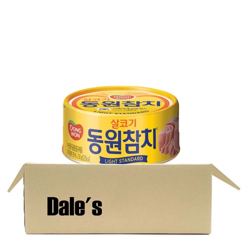 데일즈기획 동원 참치 라이트 스탠다드, 250g, 2개