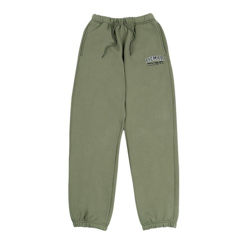 세련미와 편안함의 조화: 시그니처 리에마르 기모 셋업 카키