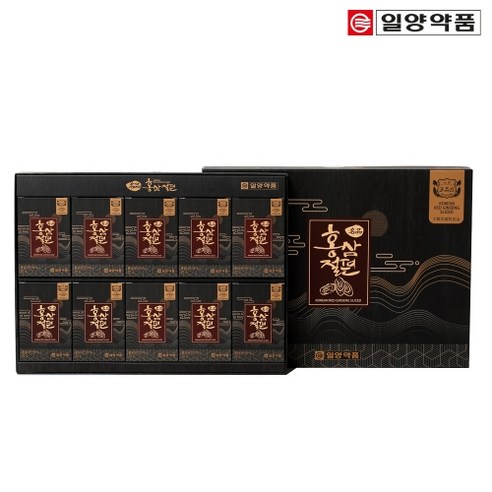 일양약품 홍삼 절편 영양간식 선물 세트 10p 20p 30p (쇼핑백 증정), 20개