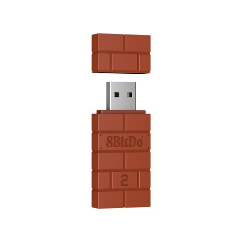 8BitDo 닌텐도 스위치 USB 무선 블루투스 어뎁터 2세대, 1개, 레드, 레드 * 1개