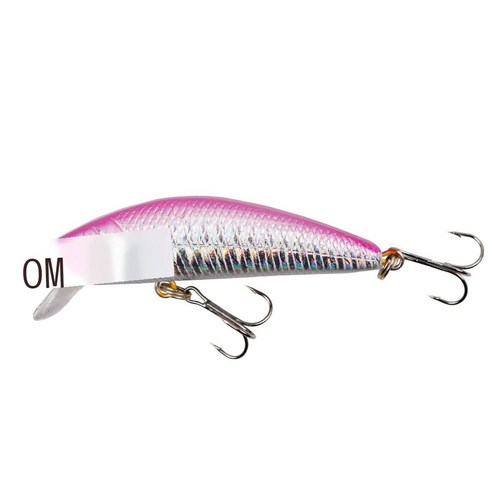7cm/7.6g 루아 미끼 모방 미끼 다국적 미노 미끼 플라스틱 단단한 미끼 낚시 어구 가짜 미끼 부수 5P, 10