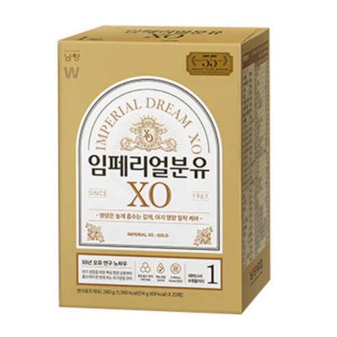 임페리얼XO 분유 1단계, 280g, 3개