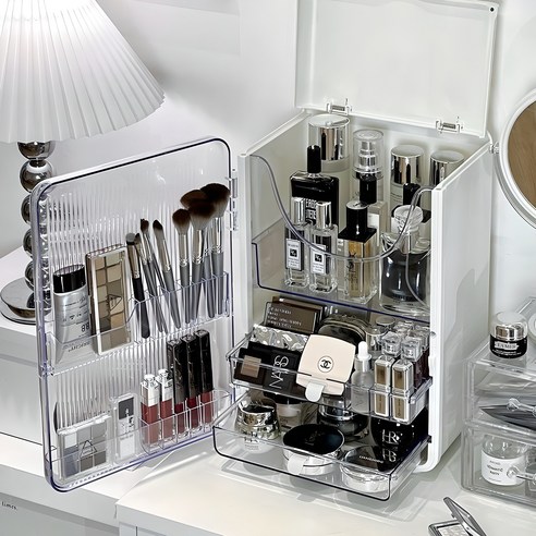수납력최고! 루시아이 대용량 냉장고형 화장품 정리함 리뷰 화장품정리함