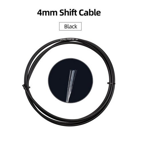 자전거 변속기 케이블 튜브 3m 도로 산악 시프트 하우징 라인 와이어 액세서리 4mm, [02] Shift Cable-Red