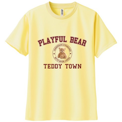 플레이곰 쿨론 반팔티 티셔츠 남성 남자빅사이즈 여성