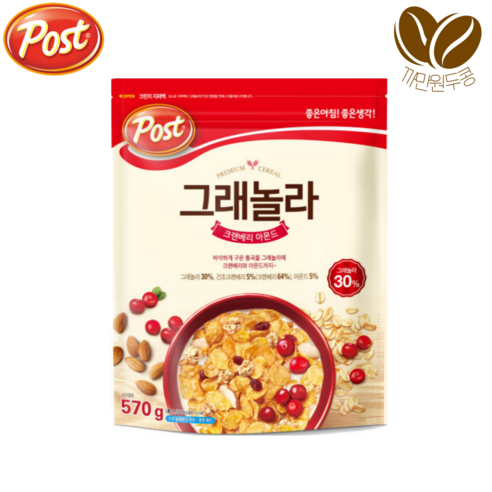 포스트 그래놀라 크랜베리 아몬드 570g, 1개