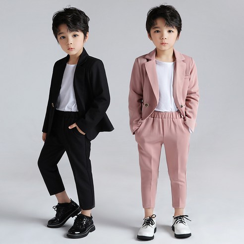 봄, 여름, 가을 캐주얼 정장 세트