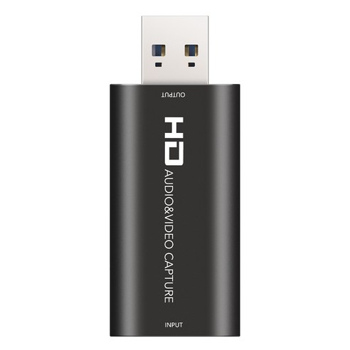 케이블타임 HDMI to USB 비디오 캡쳐보드, CB62B 블랙