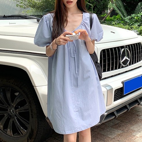 대박난박양 벌룬 큐티 미니 원피스