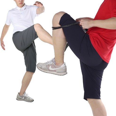 시원하고 편안한 여름철 필수품: 모렉스 시원한 스판 트레이닝 7부 반바지