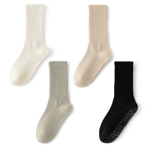 섬세한 움직임을 위한 완벽한 선택, 알루이 필라테스 양말 4컬러 세트 논슬립필라테스삭스