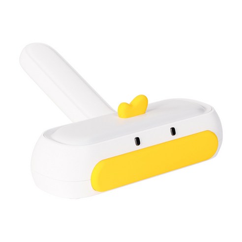의류 시트 점모기 반려동물 털제거 브러시, 화이트+옐로우19x19cm, 1개