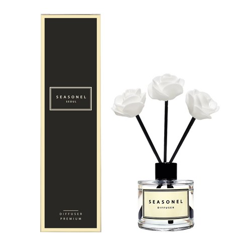 시즈넬 플라워 디퓨저 50ml 카네이션 레드, 1세트, 애플파이