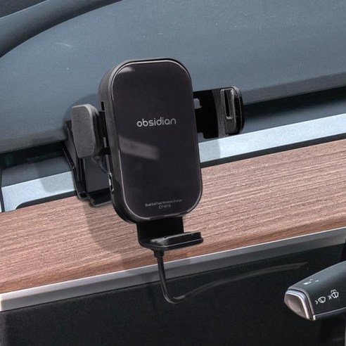 테슬라거치대 테슬라 모델3 모델Y 전용설계 15듀얼코일 핸드폰 무선충전거치대 블랙색상, 상세페이지 참조, 1개, 상세페이지 참조 Best Top5