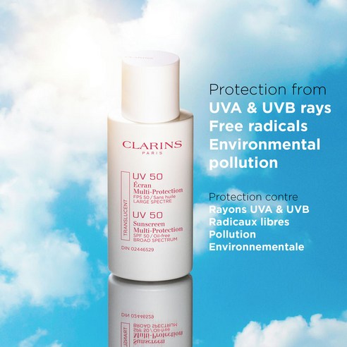 클라란스 UV 50 선크림 멀티 프로텍션 50미리리터 UV 50 Sunscreen Multi-Protection, 화이트, 1개, 50ml