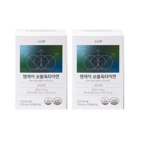 [약국정품] 남성지구력 맨케어 쏘팔옥타아연 잔뇨 빈뇨 전립선건강, 30정, 2박스